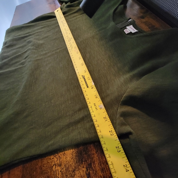 Merona Olive Green Women's Scoop Neck Tunic - Picture 10 of 13